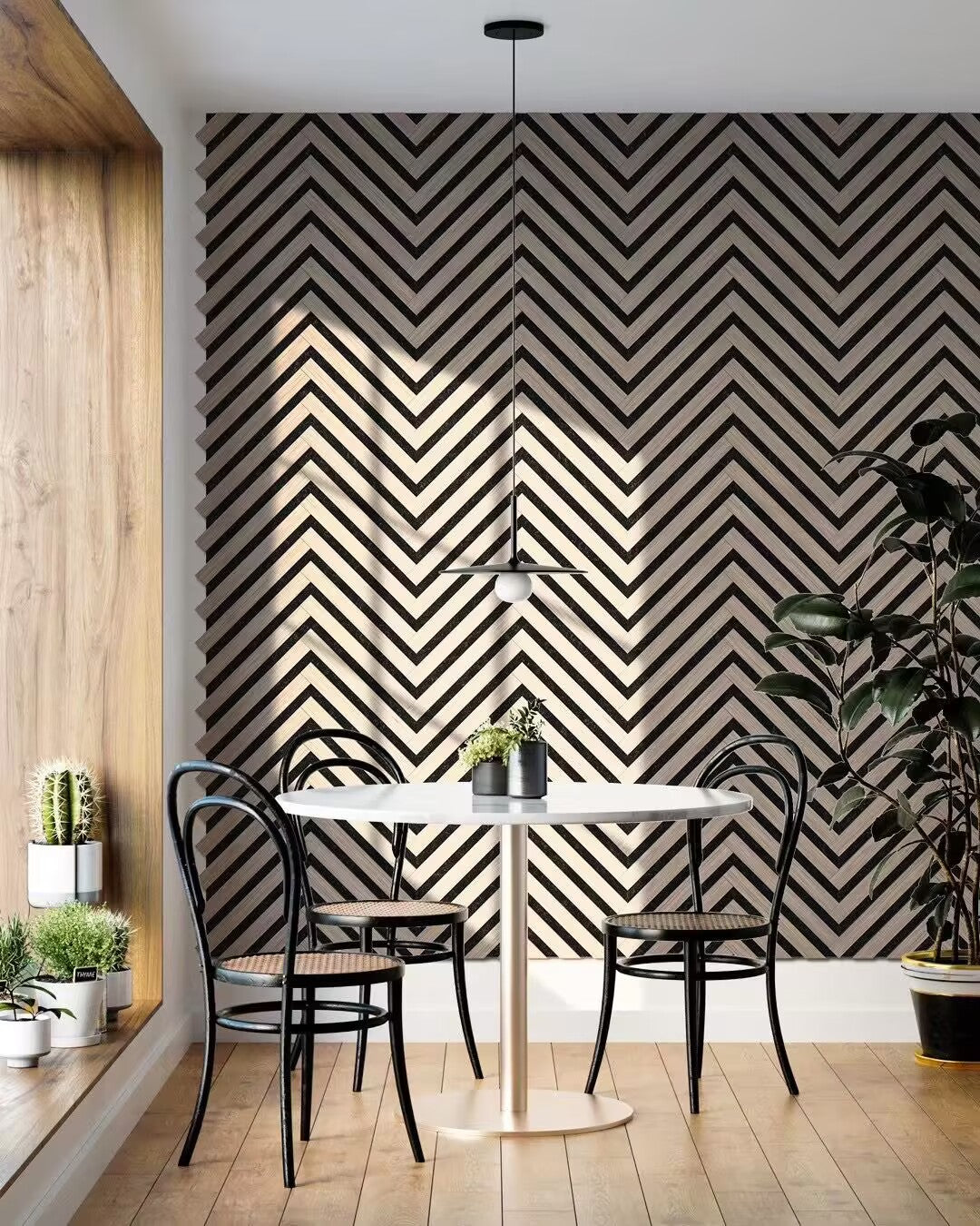 Herringbone Acoustic Wall Panels