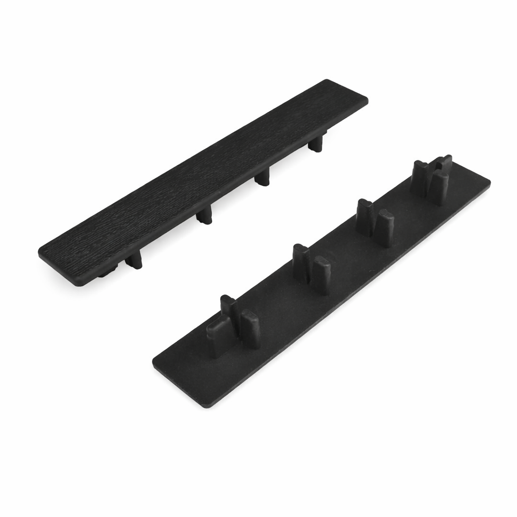 AncientBlackCompositeDeckingEndCap two image