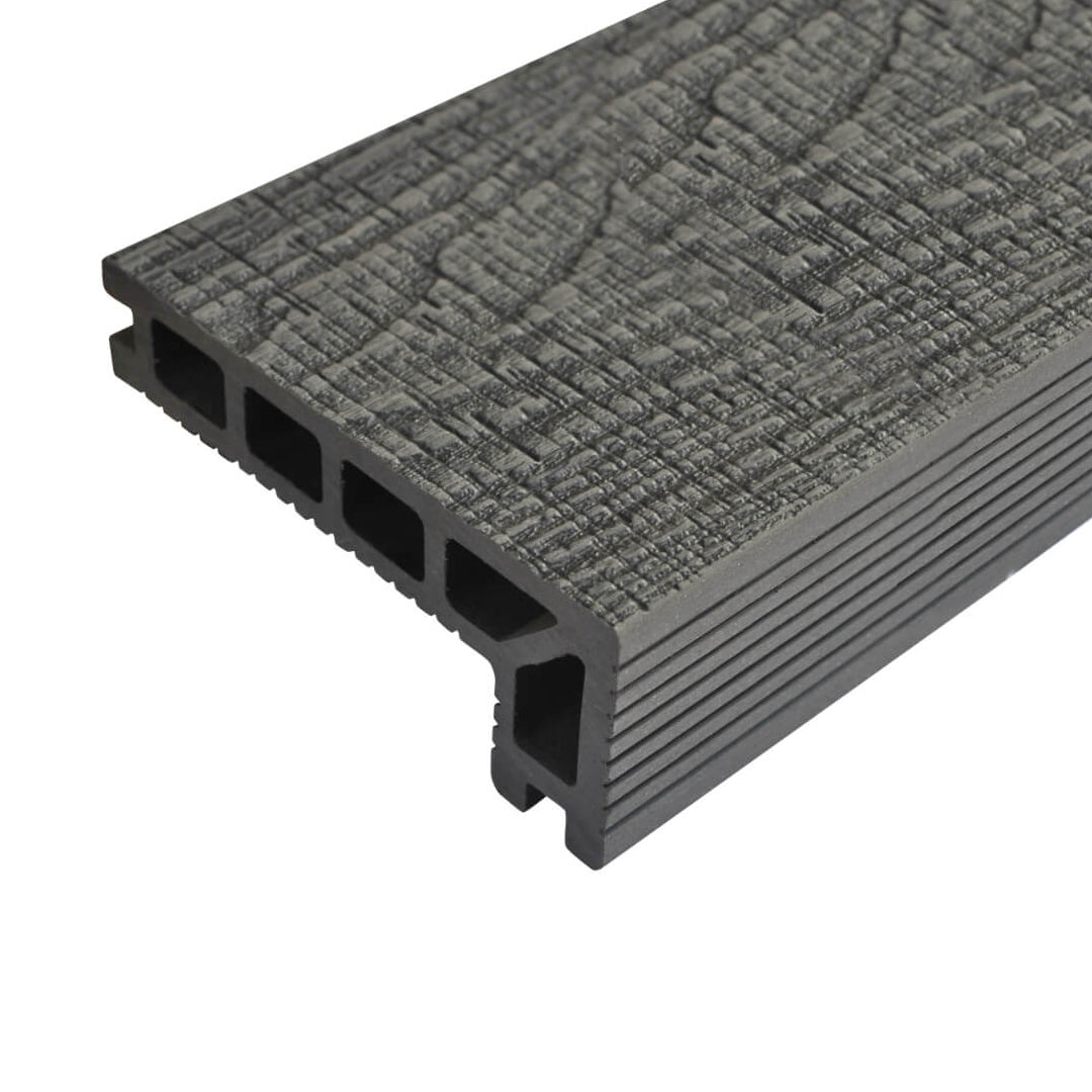 Ancient Black Composite Decking Step Edge 3660mm