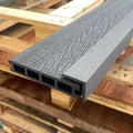 Ancient Black Composite Decking Trim On Decking Board