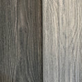 Charcoal / Grey Premium Dual-Capped Composite Decking Board side by side close up