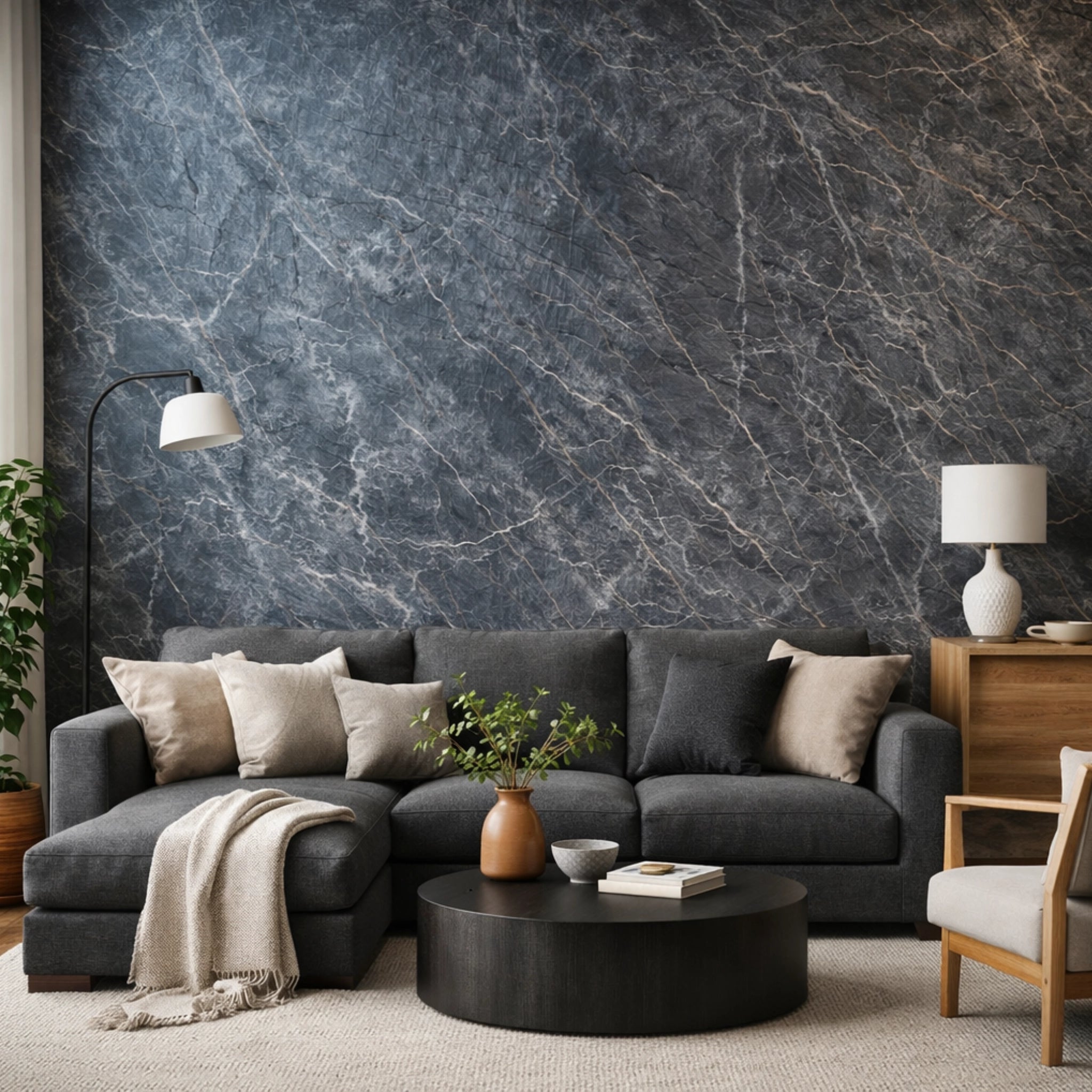 Classic Slate Stone Flexistone Feature Wall