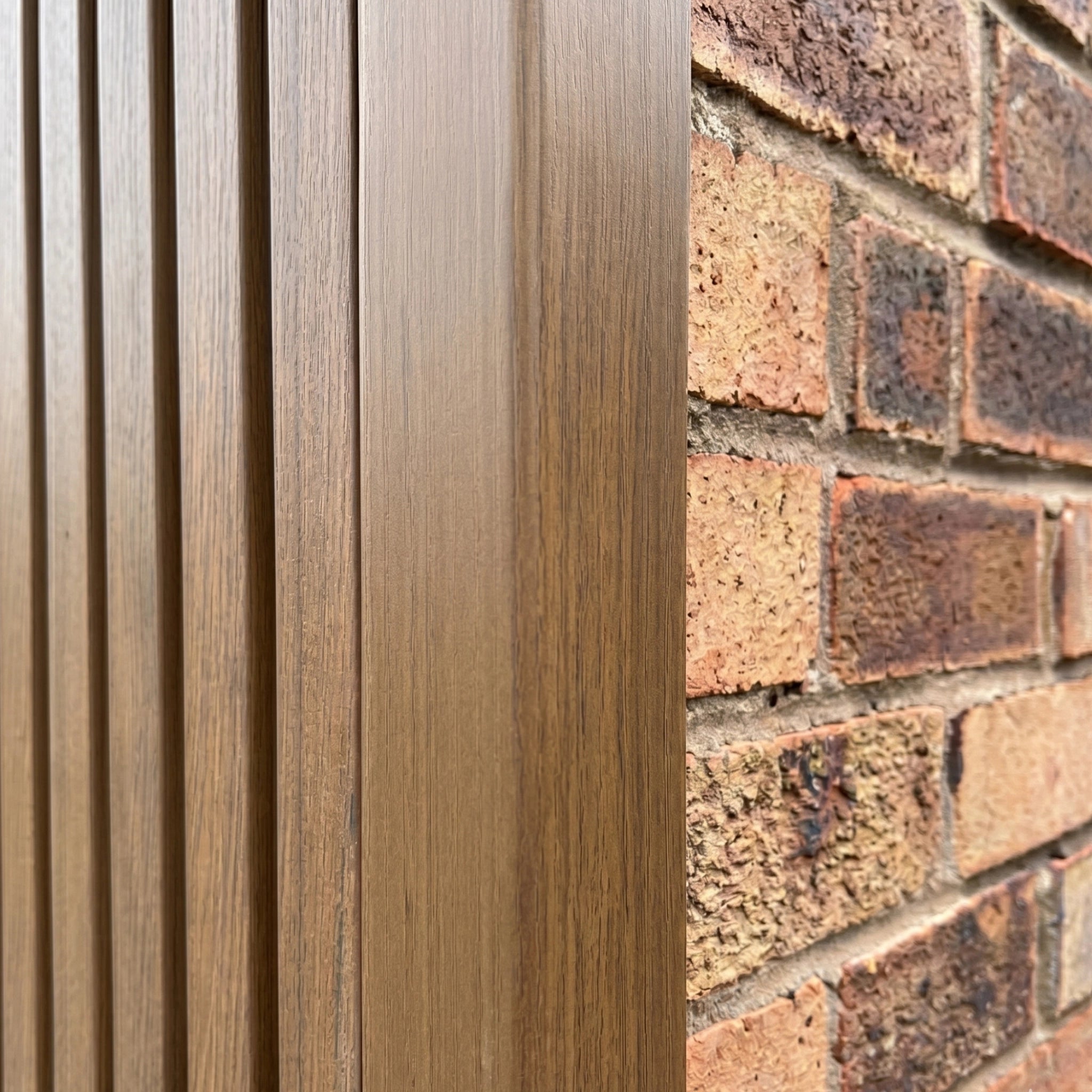 composite cladding egding trim close up