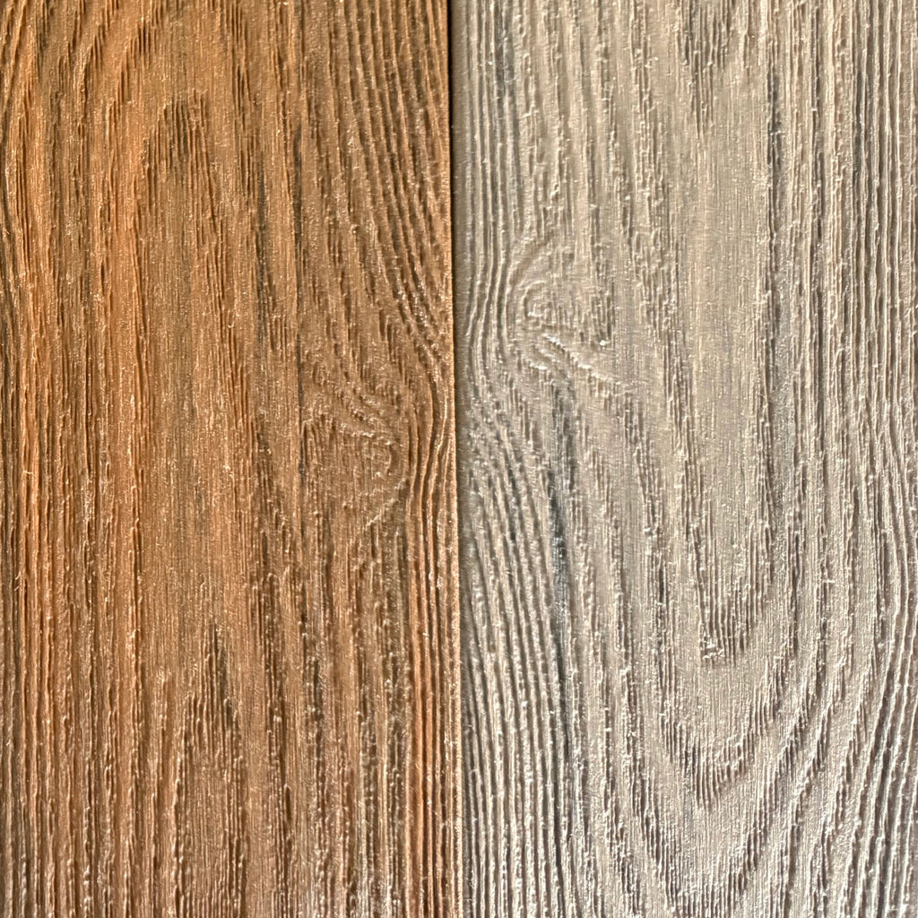 premium Dual-Capped Composite Decking Board – Elm / Jade side by side