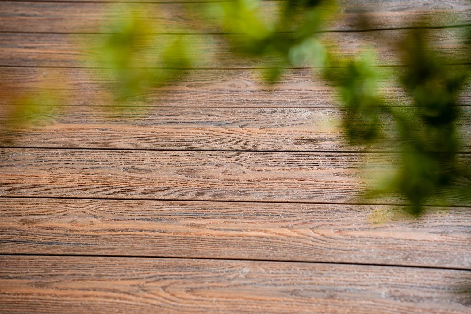 dual-capped premium elm composite decking in situ
