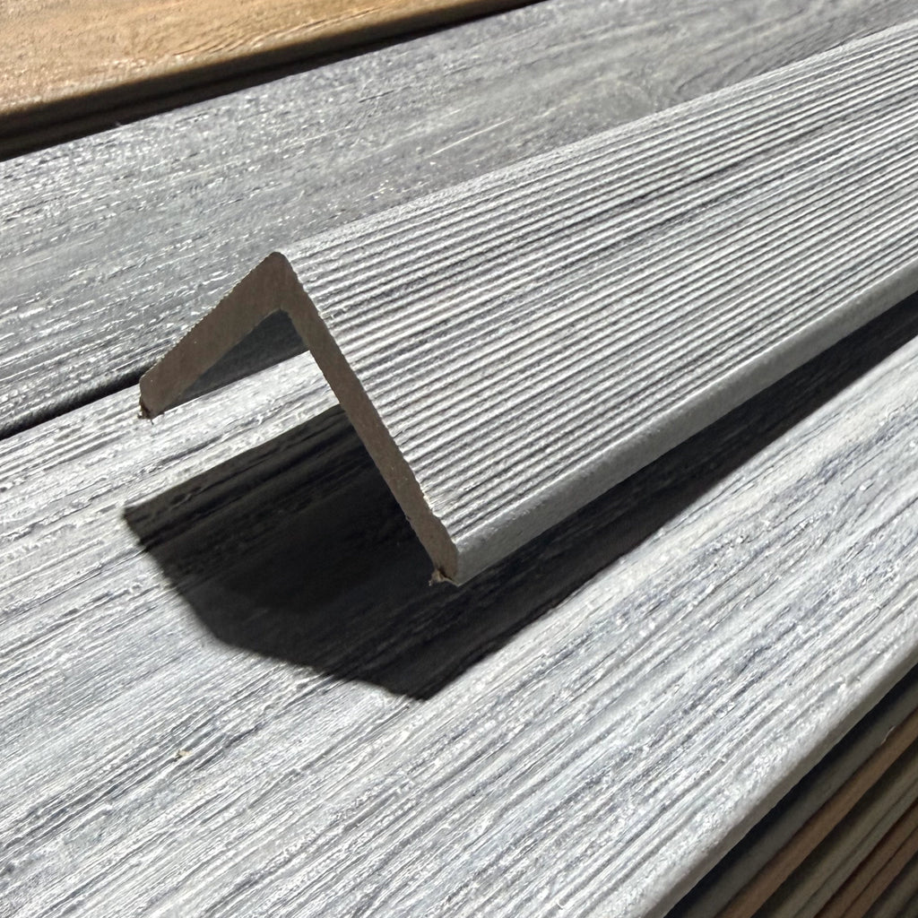 grey premium dual capped composite trim