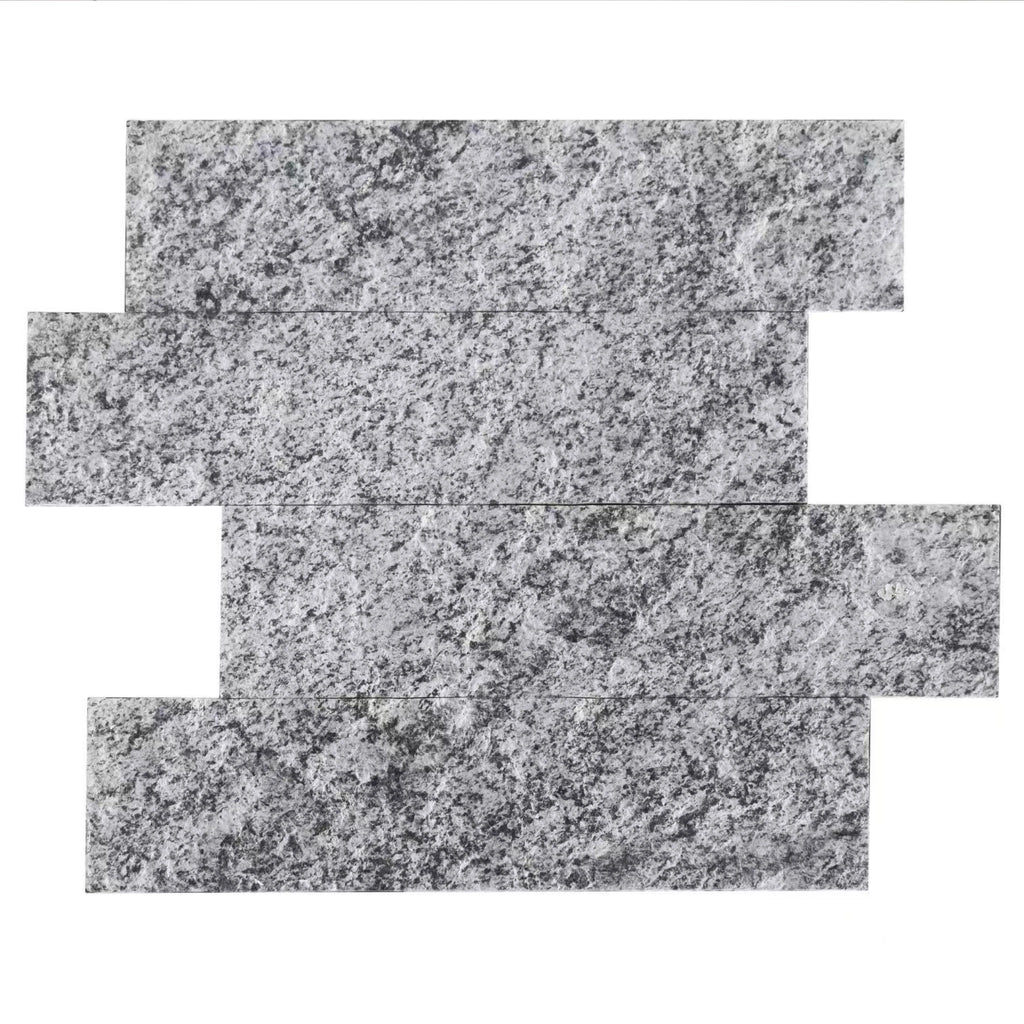 Flexistone Grey Rough Granite Peel & Stick Stone Panels 1.08m²