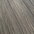 grey Premium Dual-Capped Composite Decking Board close up