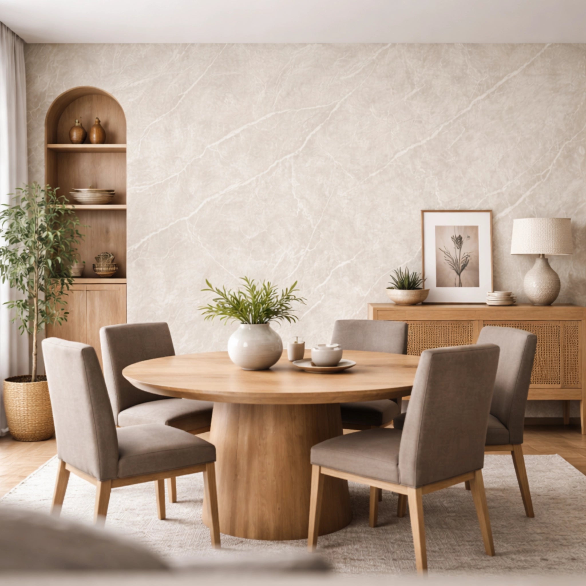  Ivory Slate Stone Flexistone feature wall