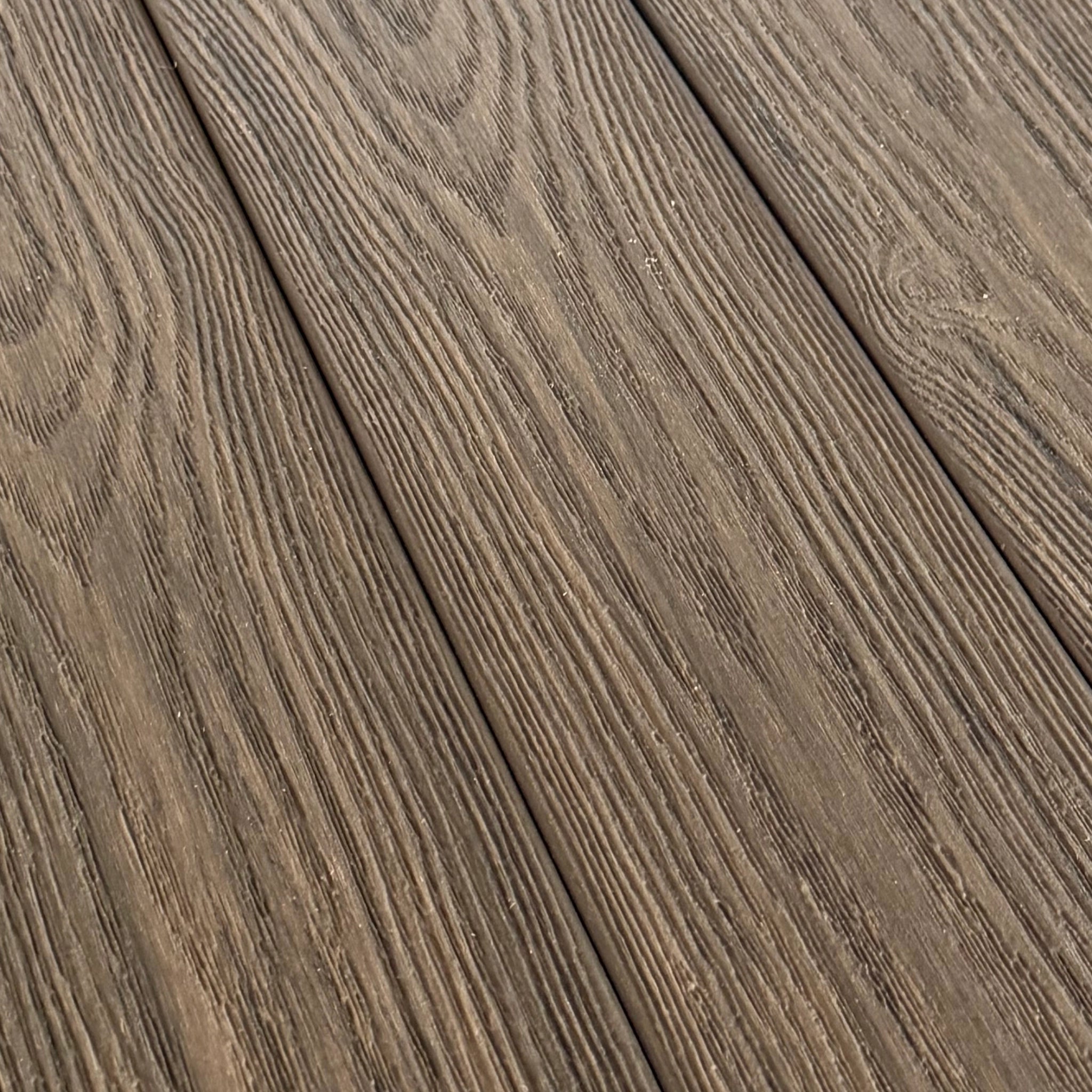 premium Dual-Capped Composite Decking Board – jade close up
