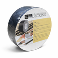 Roll of NW Composite Decking material with packaging on a white background