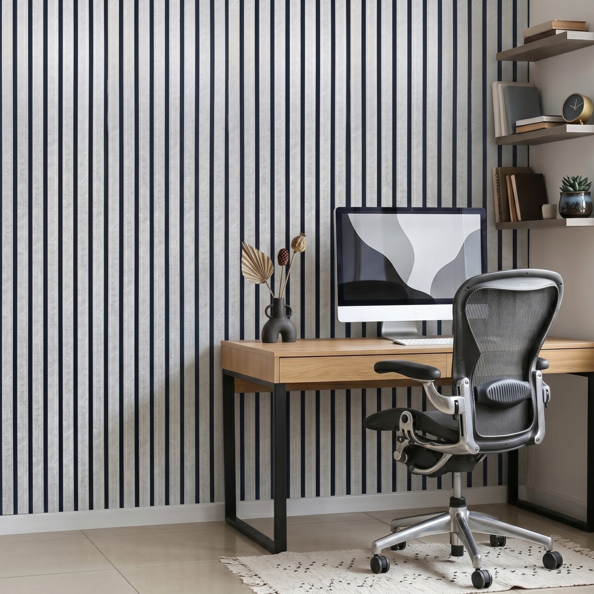 Stone Grey Acoustic Wall Panel 2400x600mm