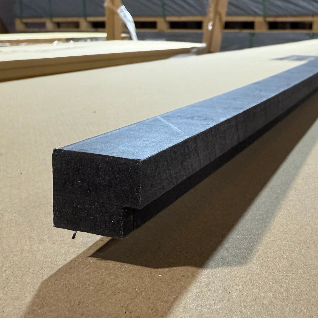 Stone Grey Acoustic Wall Panel L-Trim On box