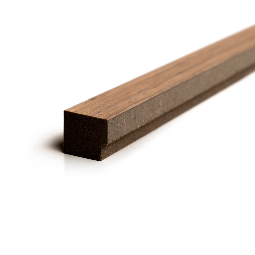 Walnut_Acoustic_Panel_L-Trim Close Up