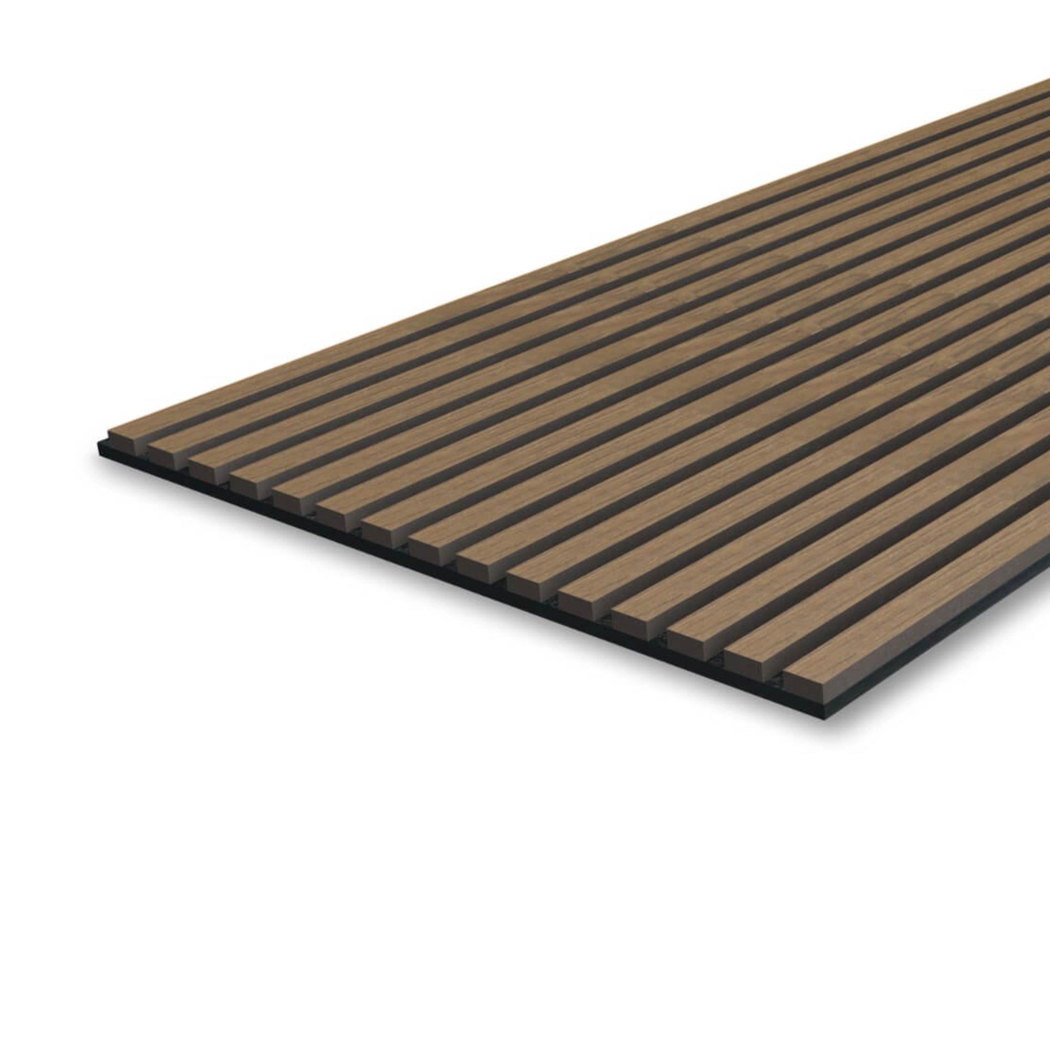 Walnut Acoustic Wall Panel Close up