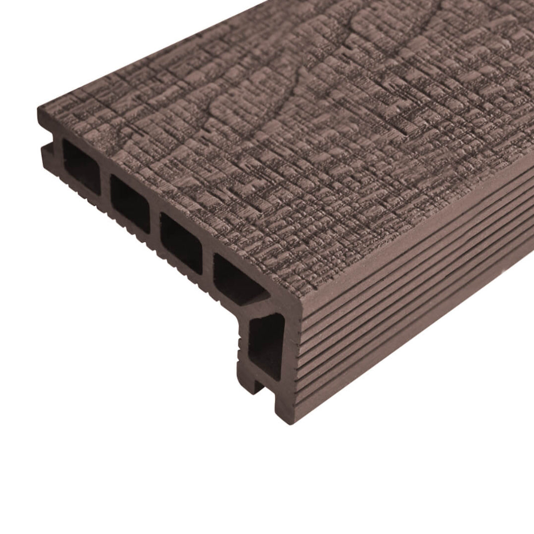 Wild Brown Composite Decking Step Edge 3660mm