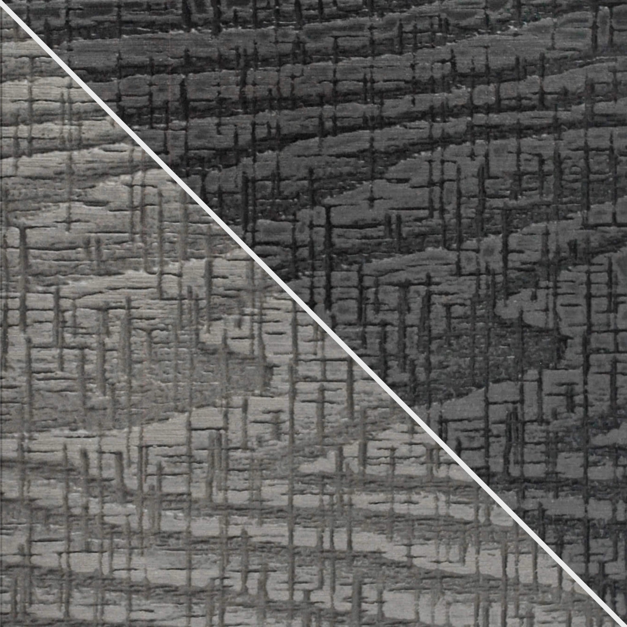 Textured gray and black patterned cladding swatch