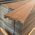 Elm Premium Dual-Capped Composite Bullnose Edge Board 3660mm Close Up